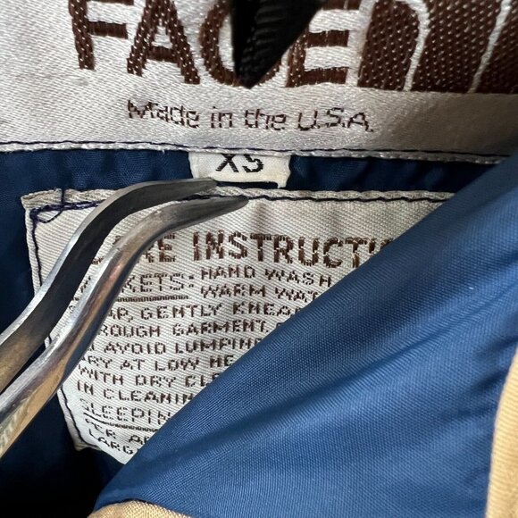 VTG The‎ North Face Mens XS Brown Puffer Jacket USA Gorpcore Outdoor Hiking Ski - Picture 8 of 16